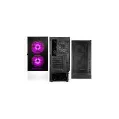 Kolink Observatory MX Mesh ARGB Trn ATX Case - Sleek Black & White Design, No Power Supply Included - Perfect for Your Gaming Bu